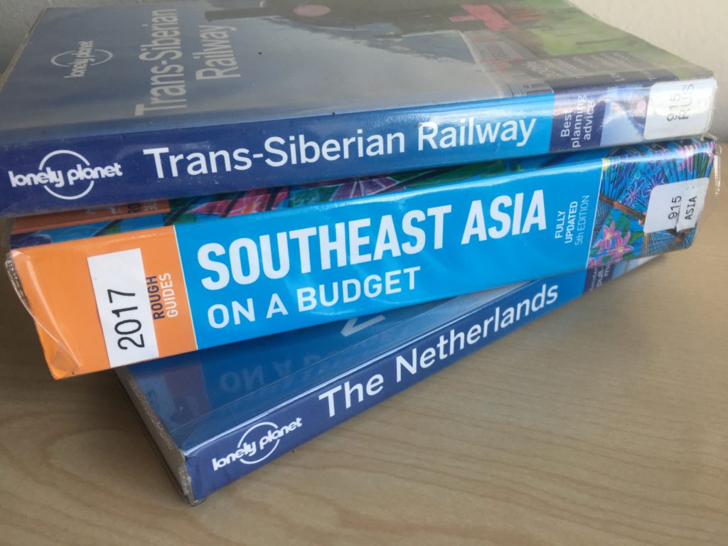Lonely Planet guides for planning