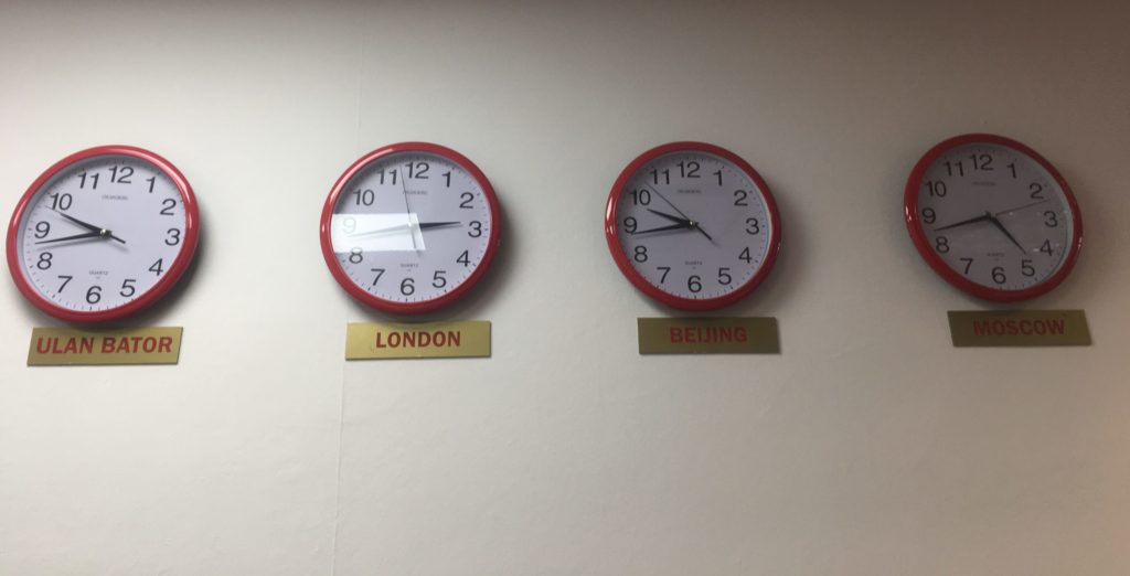 Clocks over Bill