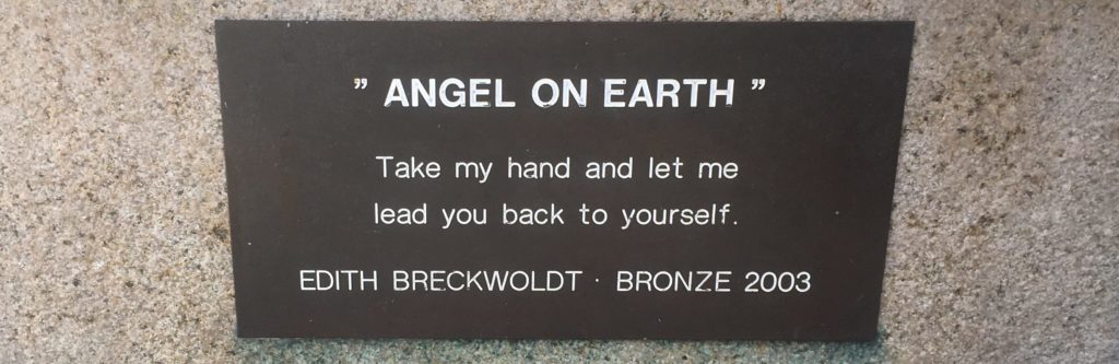 Label for Angel on Earth by Edith Breckwoldt