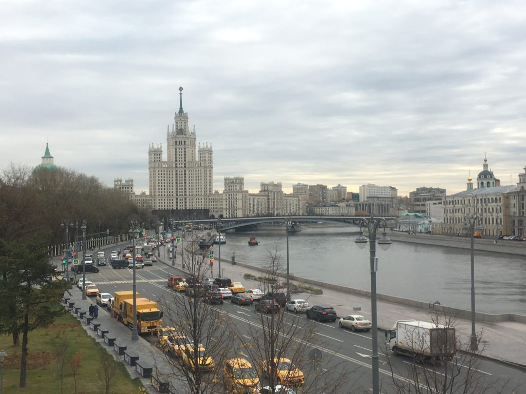 One of Stalin's Seven Sisters in Moscow
