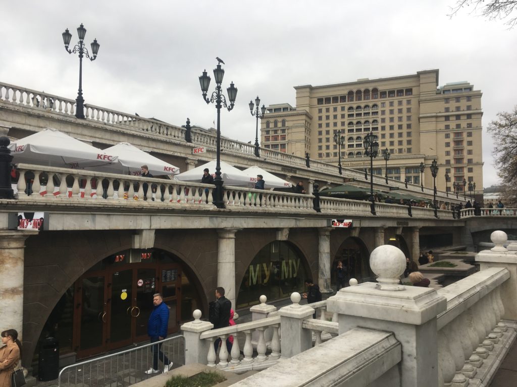 If you're feeling hungry while visiting Kremlin surrounds ...