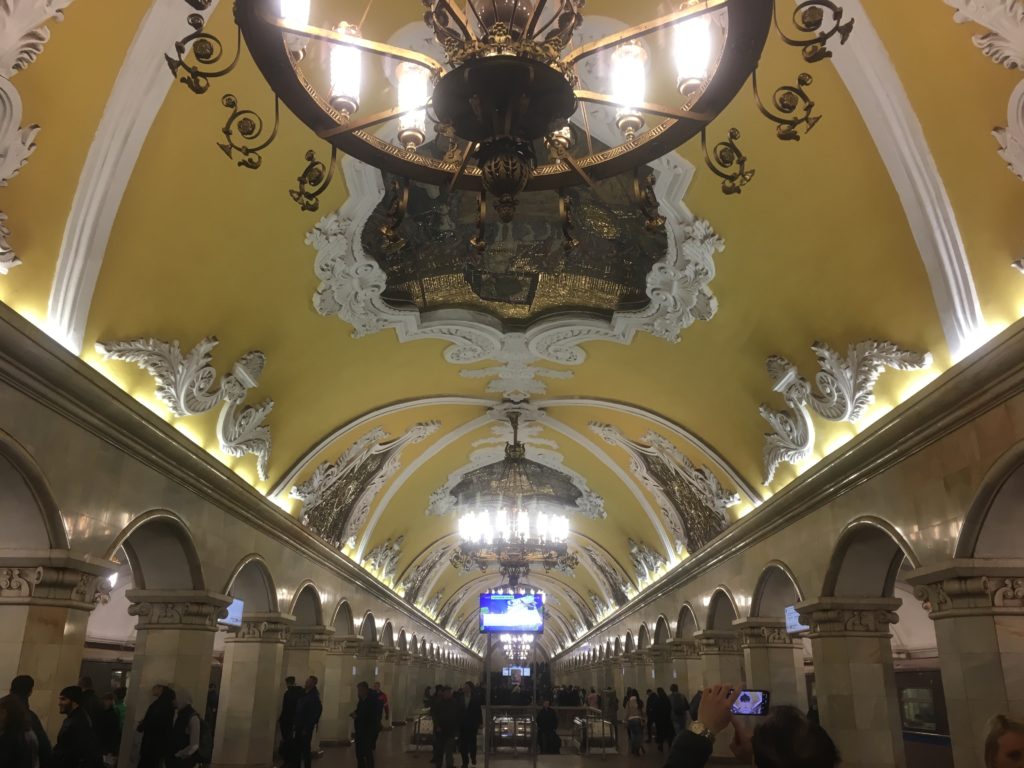 The history of Russia told in mosaics (and some screen advertising)