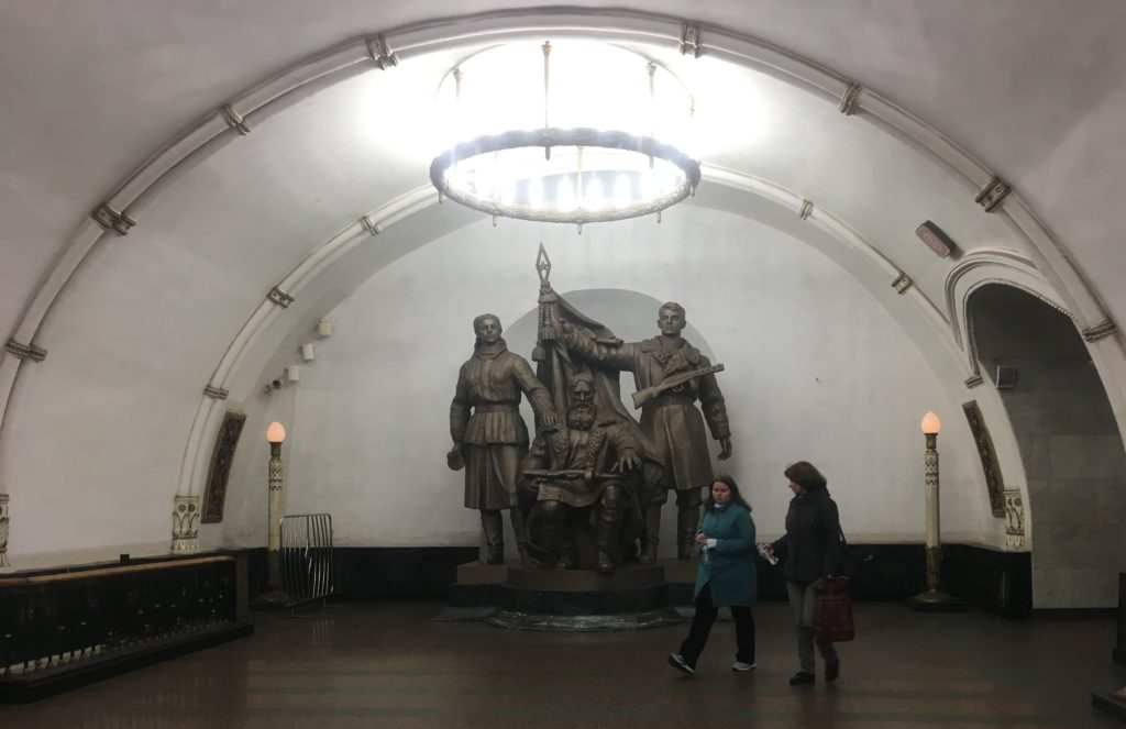 Monument at Revolution Square Station