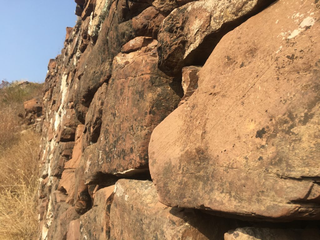 Great rocks in the Great Wall