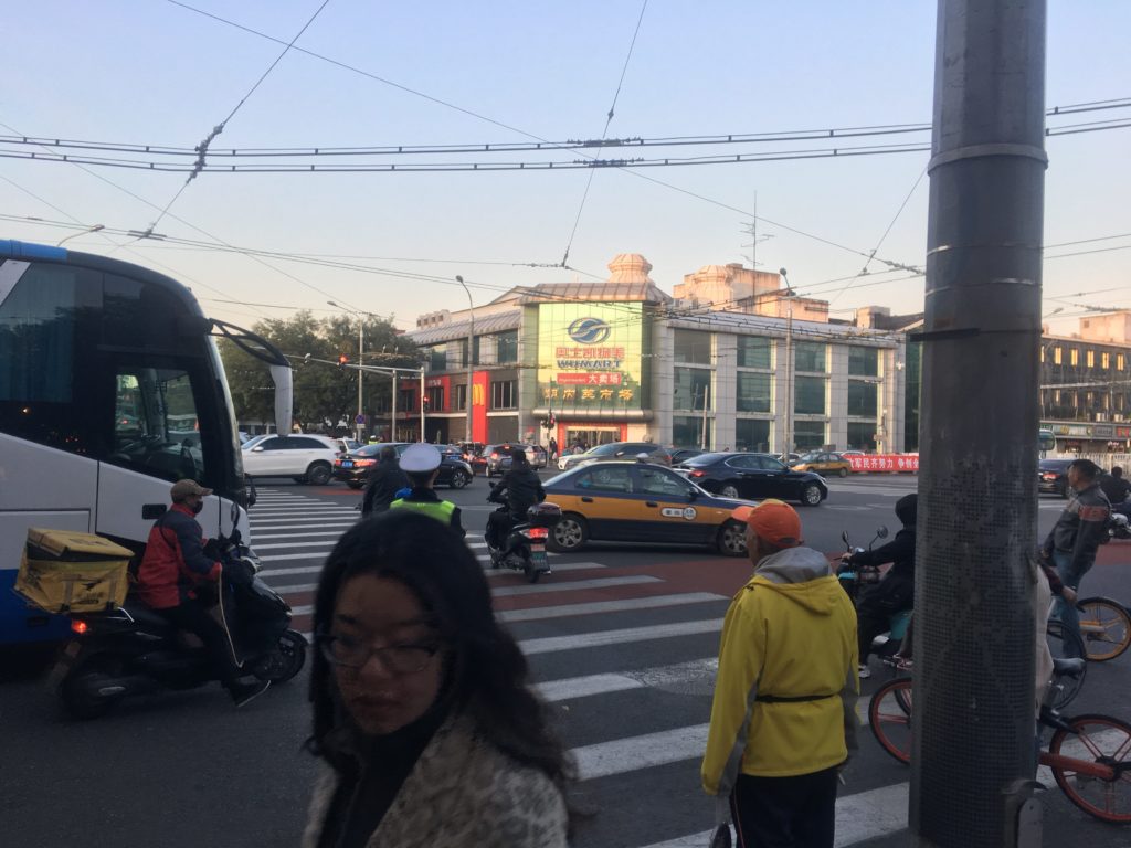 The guard is in the yellow jacket but I think raelly all she can do is observe and comment