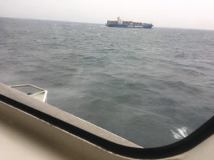 There's a lot of ships in the Taiwan Strait