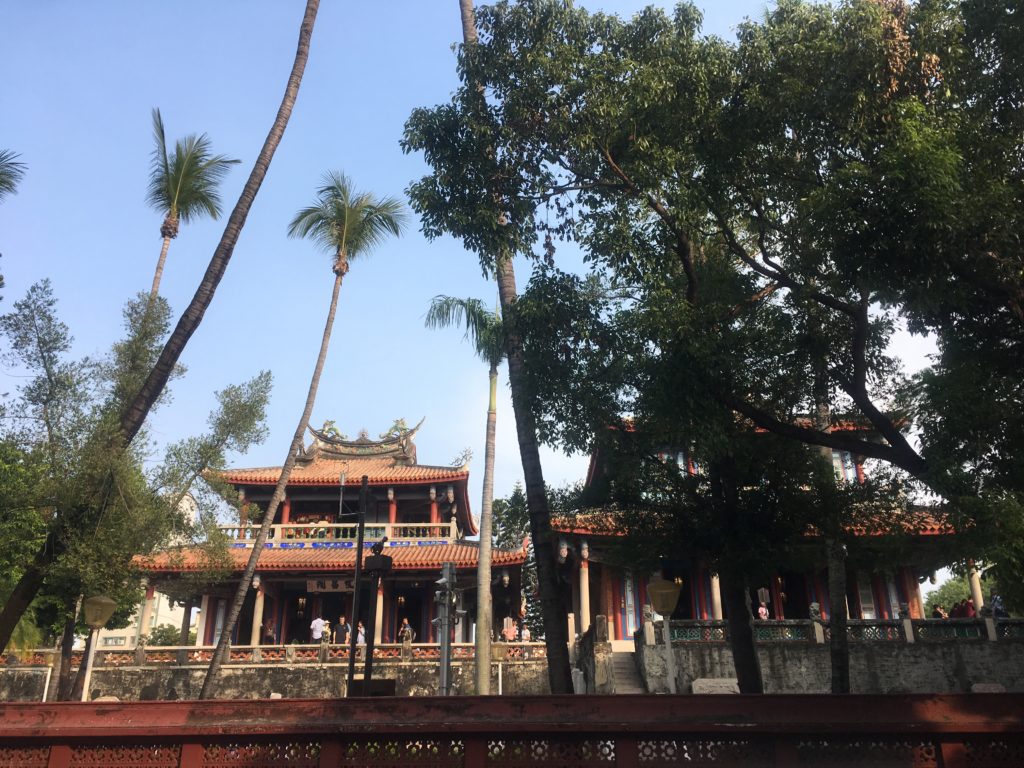 Chikhan Tower is the other strategic Dutch placement, also reconfigured in turn by Ming, Qing and Japanese regimes