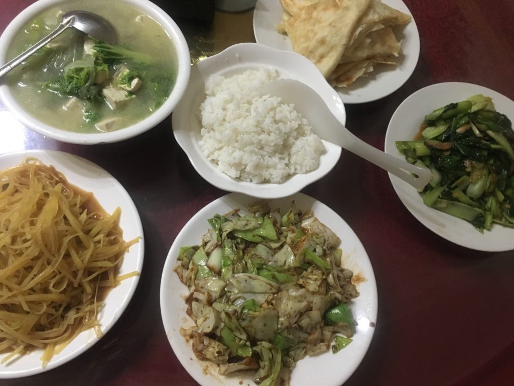 Farmhouse feast with vegan inclinations